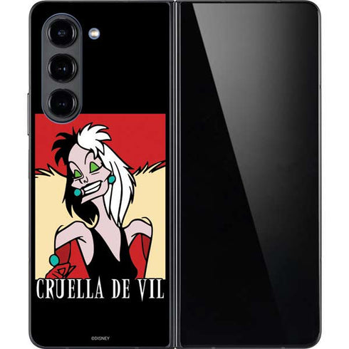 Disney Villains Cruella de Vil Galaxy Z Fold5 5G Skin